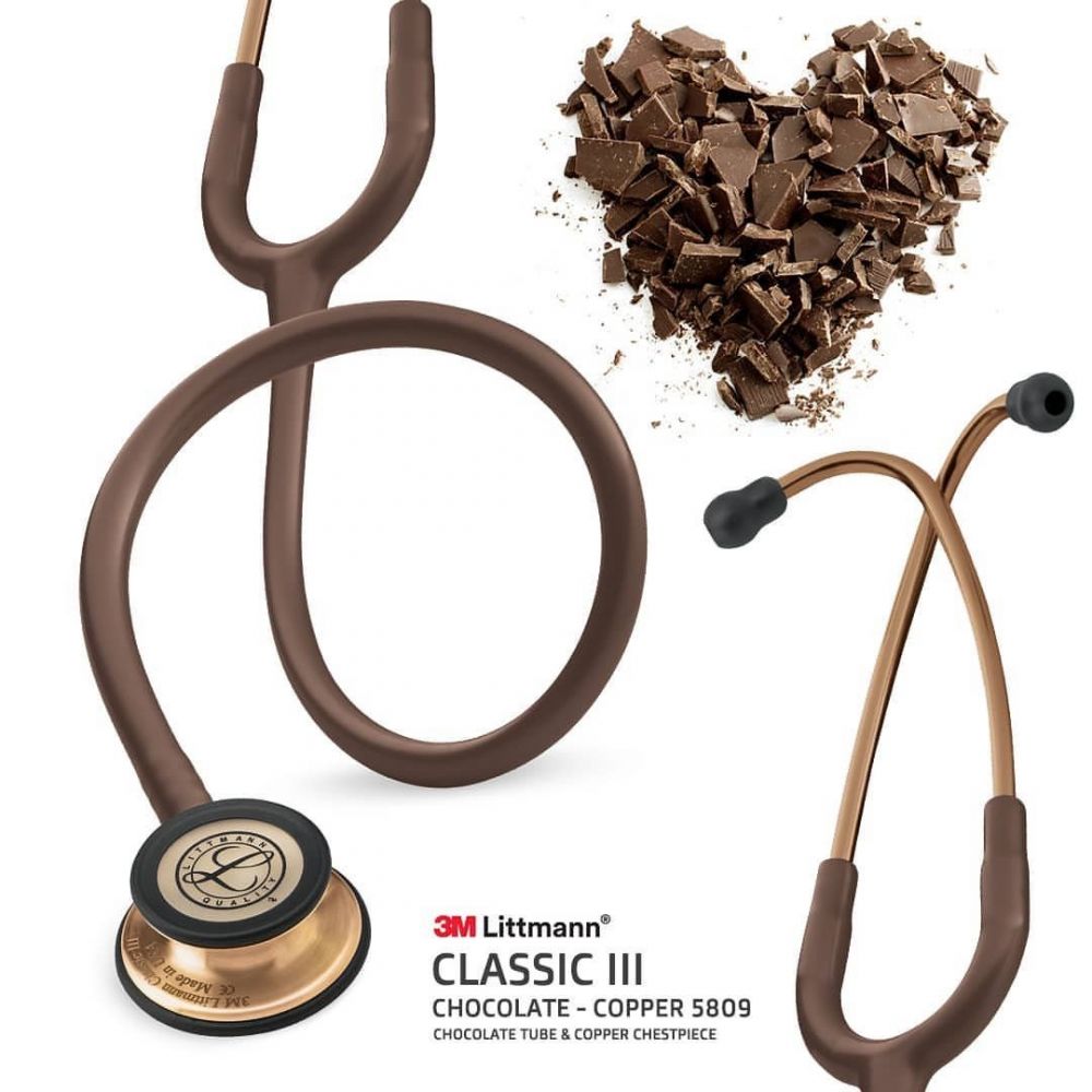 CampMedical - Estetoscópio Littmann Classic III CHOCOLATE